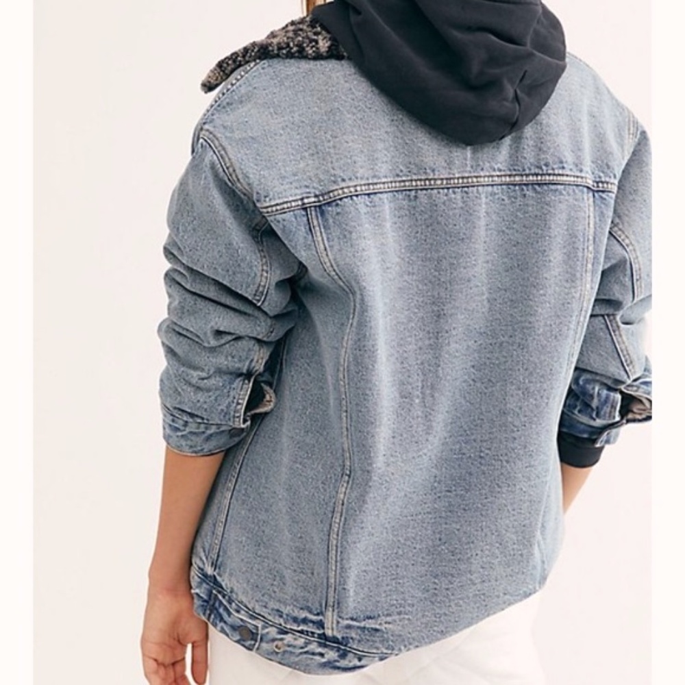 Free People Wild Ones Sherpa Trucker Jacket - Picture 5 of 6